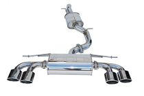 Volkswagen 14+ Golf-R Q300 QUAD OVAL Catback Sportavgassystem Rostfritt Stål Invidia